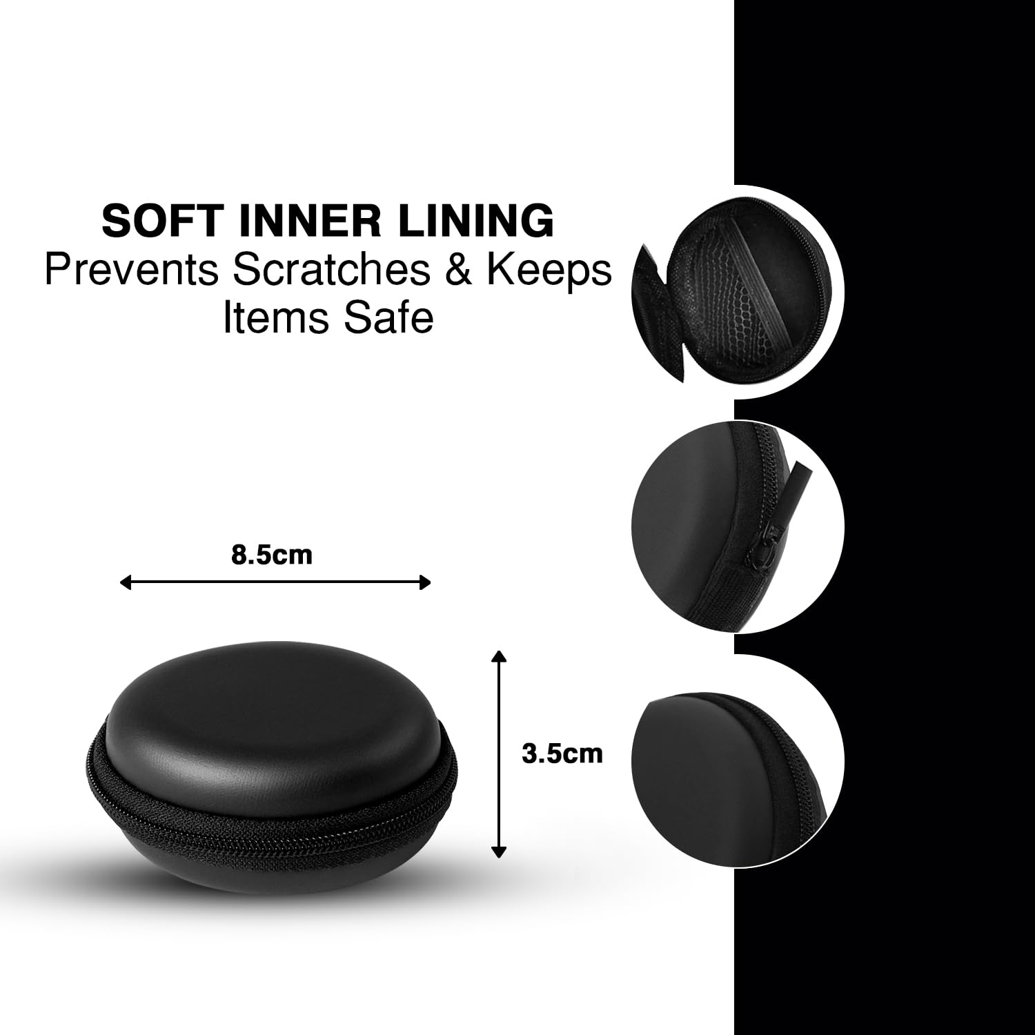 Premium Hard Shell Earphone Case Cover | Shockproof Travel Pouch for Earphones & Accessories