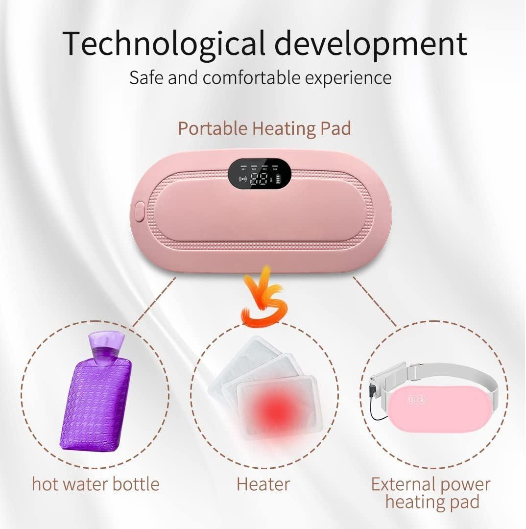 👉 “Period Pain Relief Belt – Portable Heating & Massage Pad”
