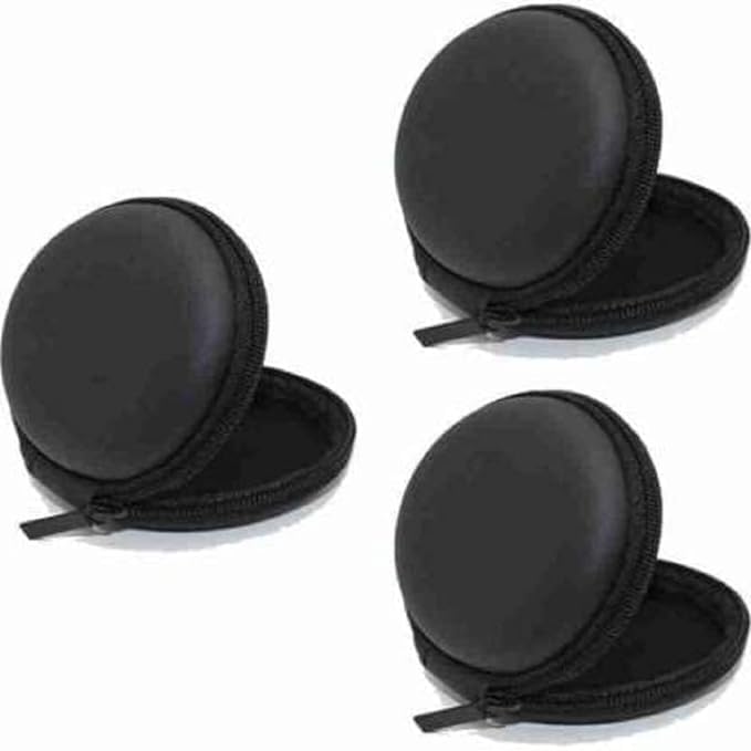 Premium Hard Shell Earphone Case Cover | Shockproof Travel Pouch for Earphones & Accessories