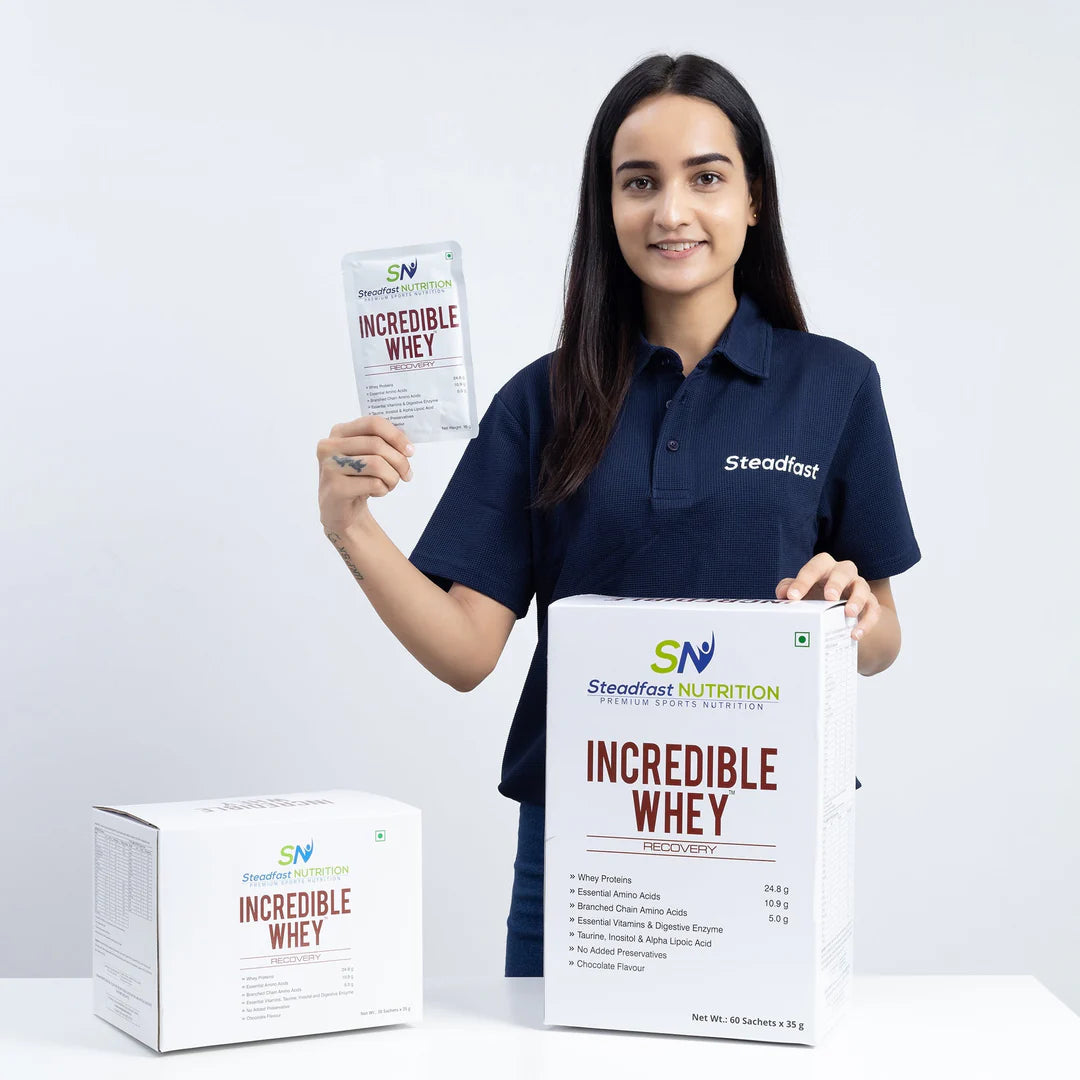 Steadfast Nutrition Incredible Whey – Chocolate Flavour | Fast Absorption Protein Sachets (6 / 15 / 30 Packs