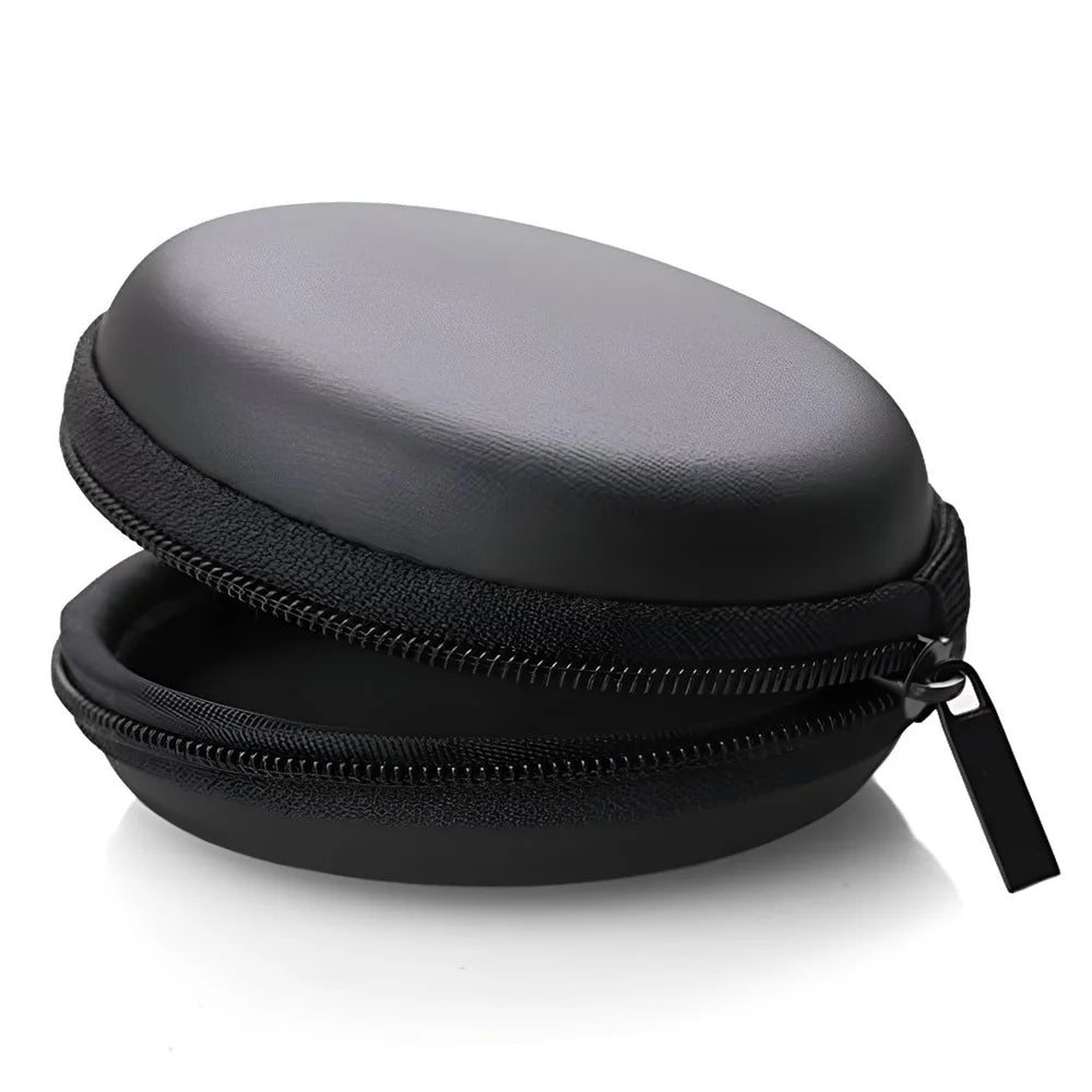 Premium Hard Shell Earphone Case Cover | Shockproof Travel Pouch for Earphones & Accessories