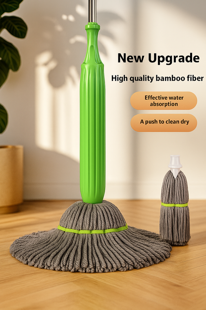 Self-twisting Water Rotating Mop – 55CM Extra Wide