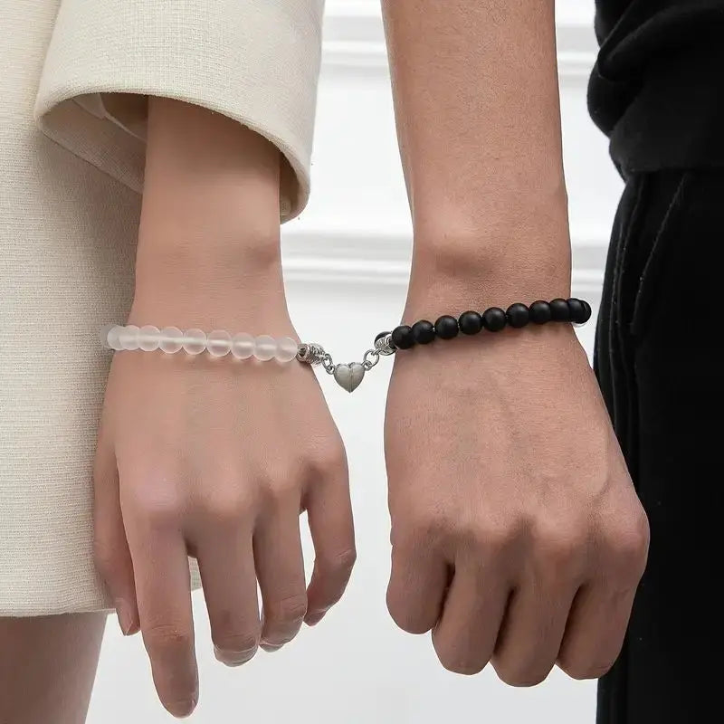 2pcs glow in the dark lover bracelets with a pair of beleket bff bracelets