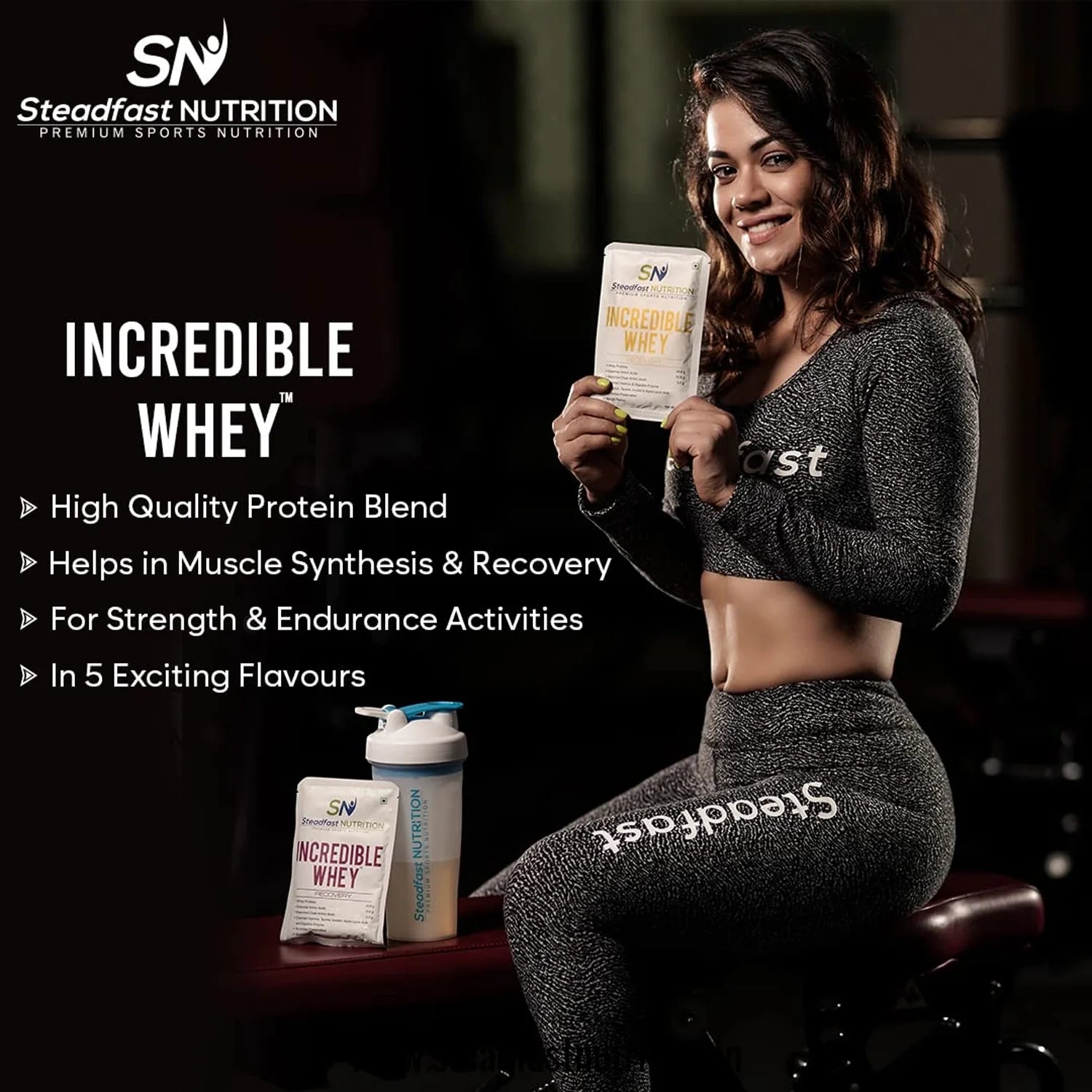 Steadfast Nutrition Incredible Whey – Chocolate Flavour | Fast Absorption Protein Sachets (6 / 15 / 30 Packs