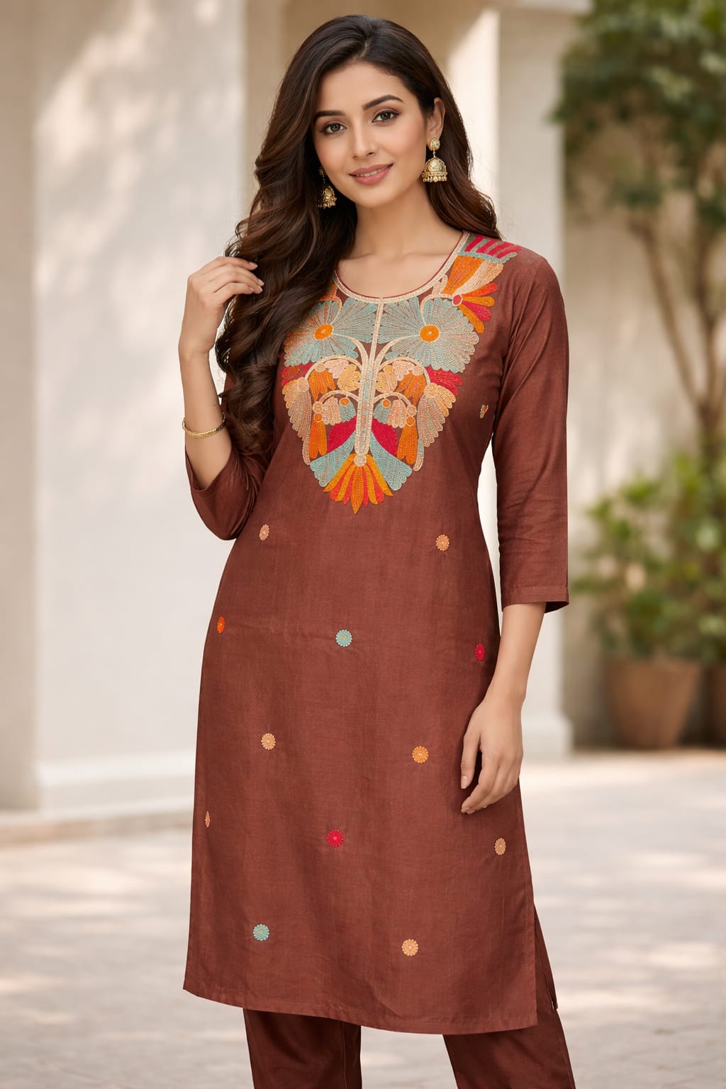 Rust Wine Bloom Elegance Set