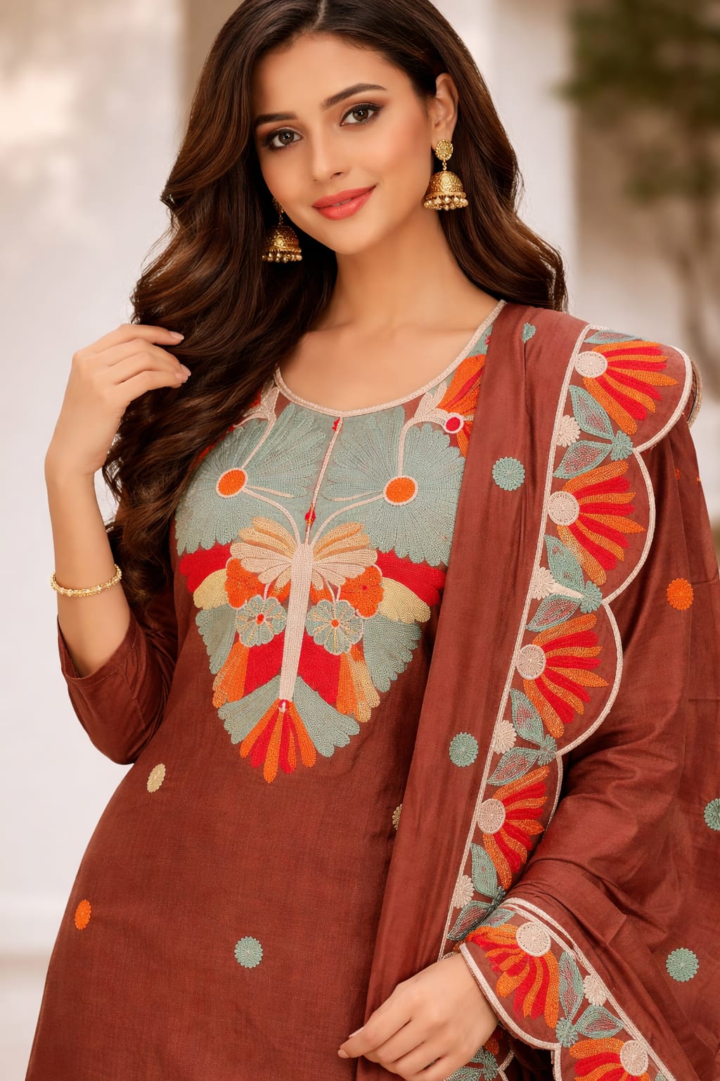 Rust Wine Bloom Elegance Set