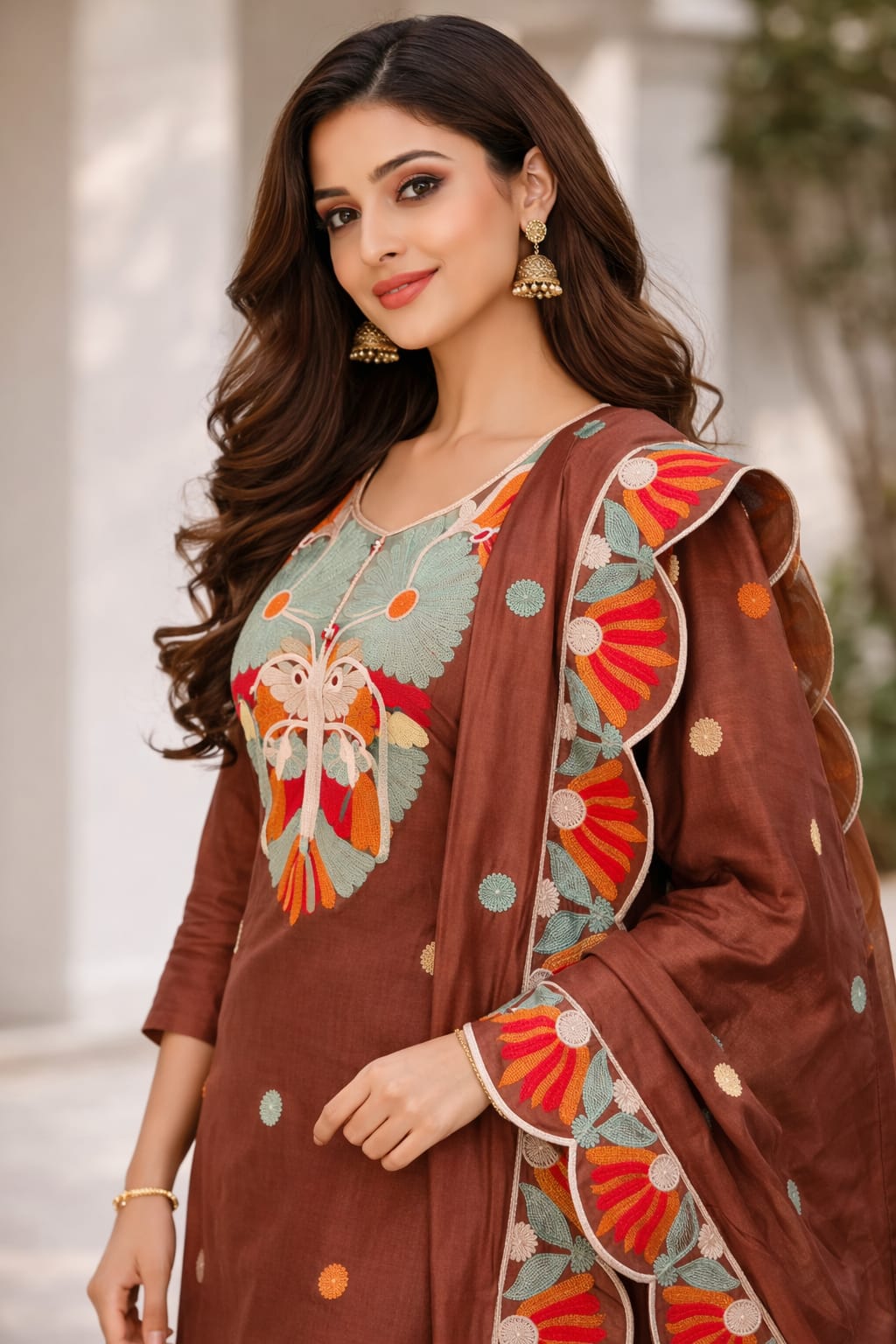 Rust Wine Bloom Elegance Set