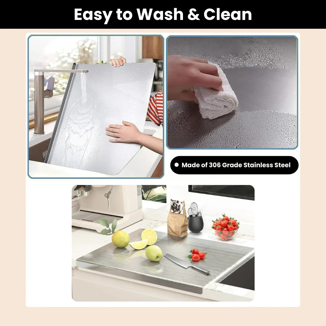 Premium Stainless Steel Chopping Board