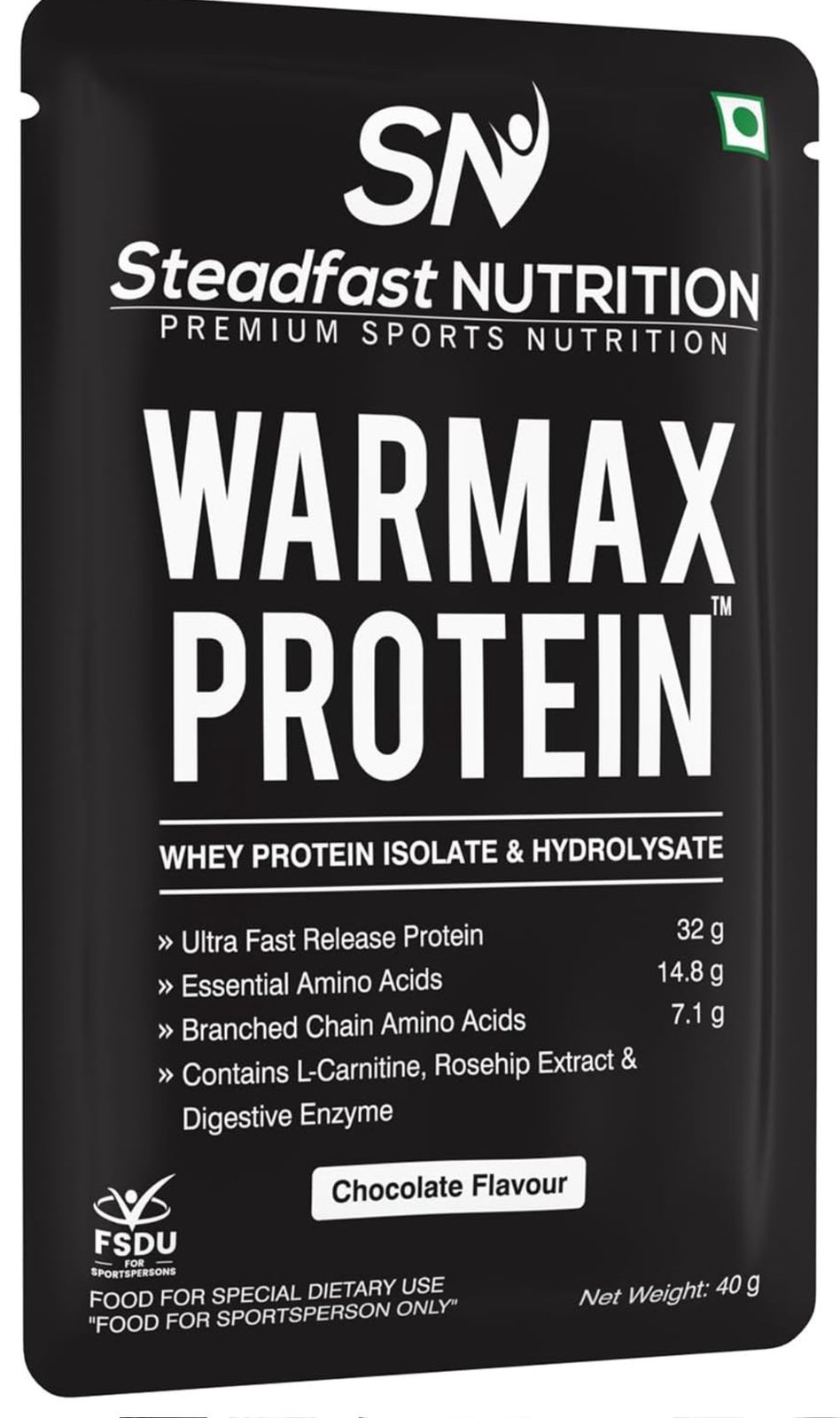 Warmax Protein – Whey Isolate & Hydrolysate | Chocolate Flavour | 6, 15 & 30 Sachets